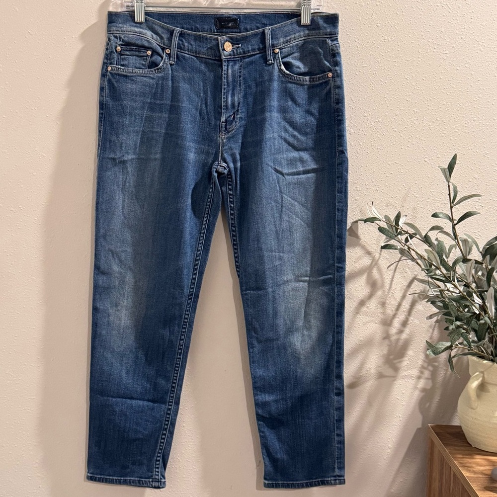 MOTHER Blue Ankle & Cropped Jeans